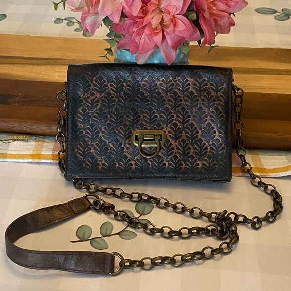 Braciano Vintage 90’s Crossbody Bag with Chain Strap. Y2K - Picture 1 of 6
